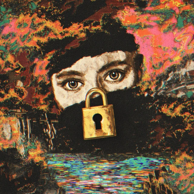 Locked Eyes Surreal Portrait Art