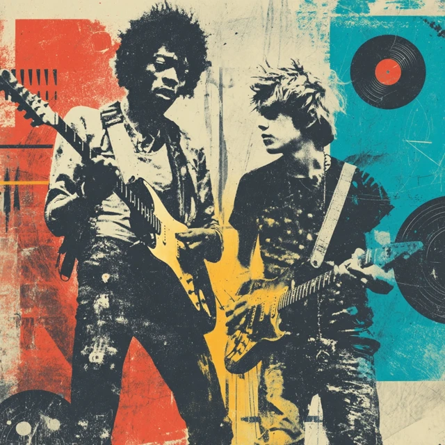 Jimi Hendrix Guitar Battle with a Modern Punk Rocker