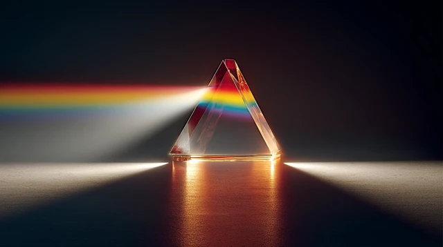 Prism and Light: Stunning Visual for Presentation Slides