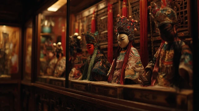 Temple Opera Puppets Display 4k