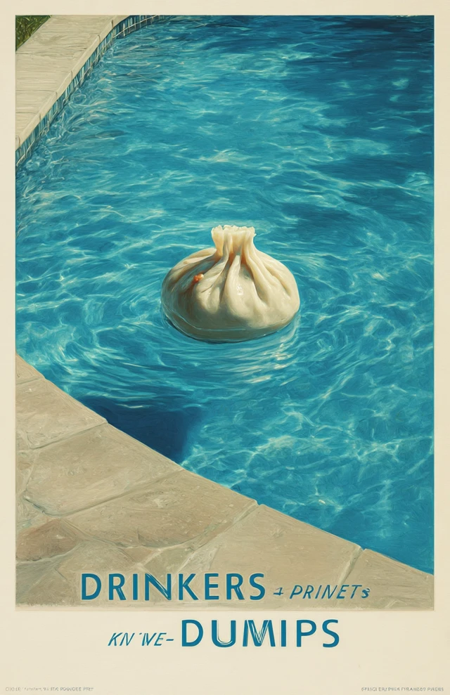 Pool Party Poster Drinkers Drive Ins Dumplings
