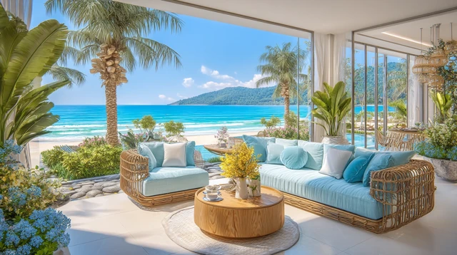 Luxury Beachfront Villa Tropical Paradise