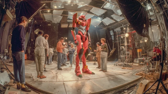 Retro Evangelion Still Jodorowsky Asuka Film Set