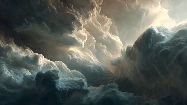 Surreal Cloudscape Dreamlike Atmosphere Abstract Art