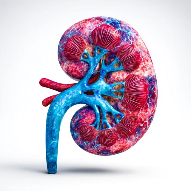 Adrenal Gland Anatomy Illustration Medical Science