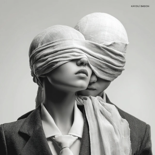 Love Is Blind Emotional Photography Concept