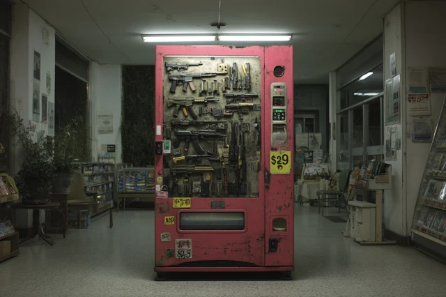 Miniature Weapons Vending Machine