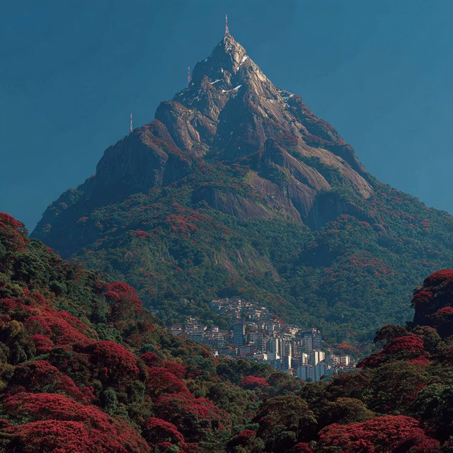 Sao Paulo City Meets Pico do Jaragua Mountain