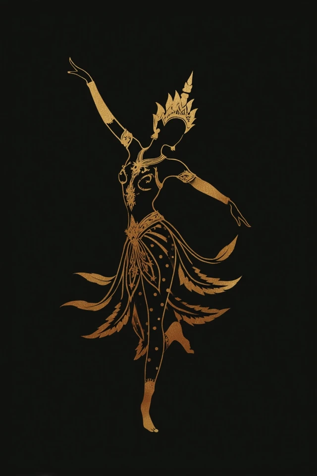 Thai Classical Dance Logo for Los Angeles Arts