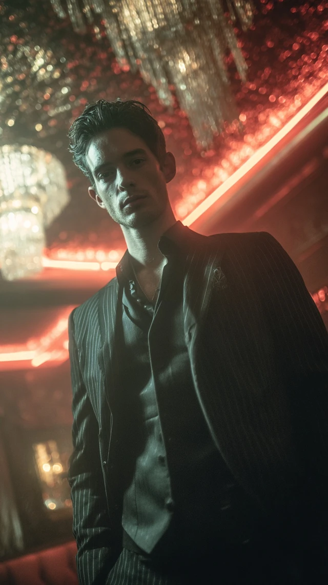 Film Noir Nightclub Man Black Suit