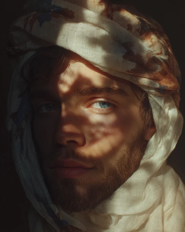 Albino Man Portrait Yigal Ozeri Style Photography