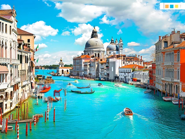 Venice Italy Grand Canal Travel Poster Art