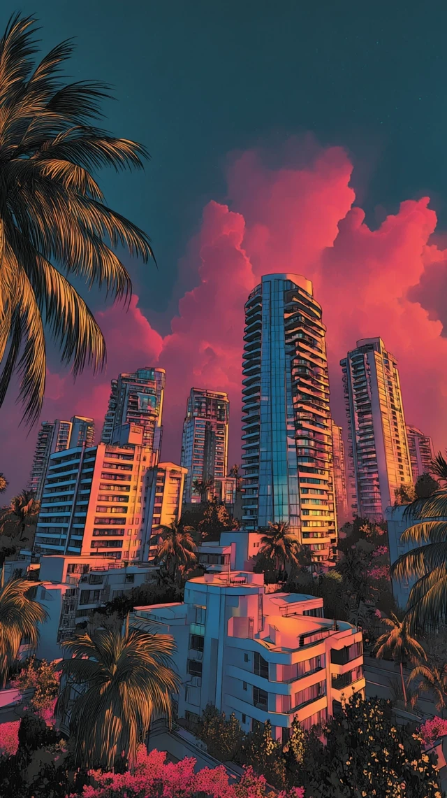 San Juan Puerto Rico Skyline Modern Architecture Art