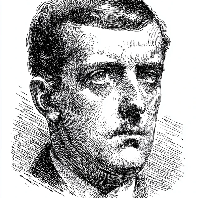 Charles de Gaulle Portrait Victorian Engraving