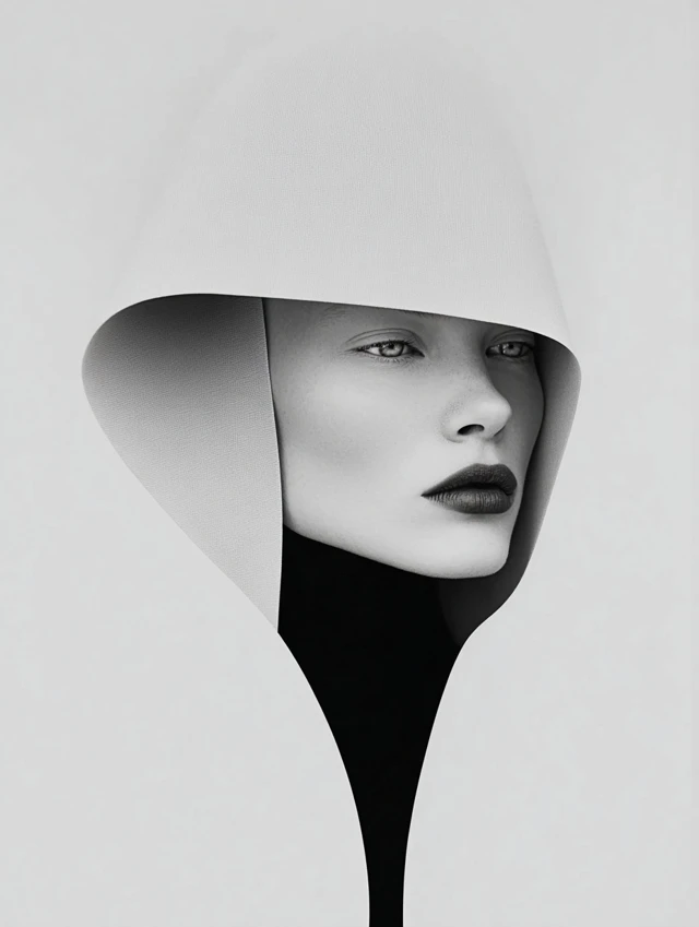 Bastiaan Woudt Fashion Portrait Black and White