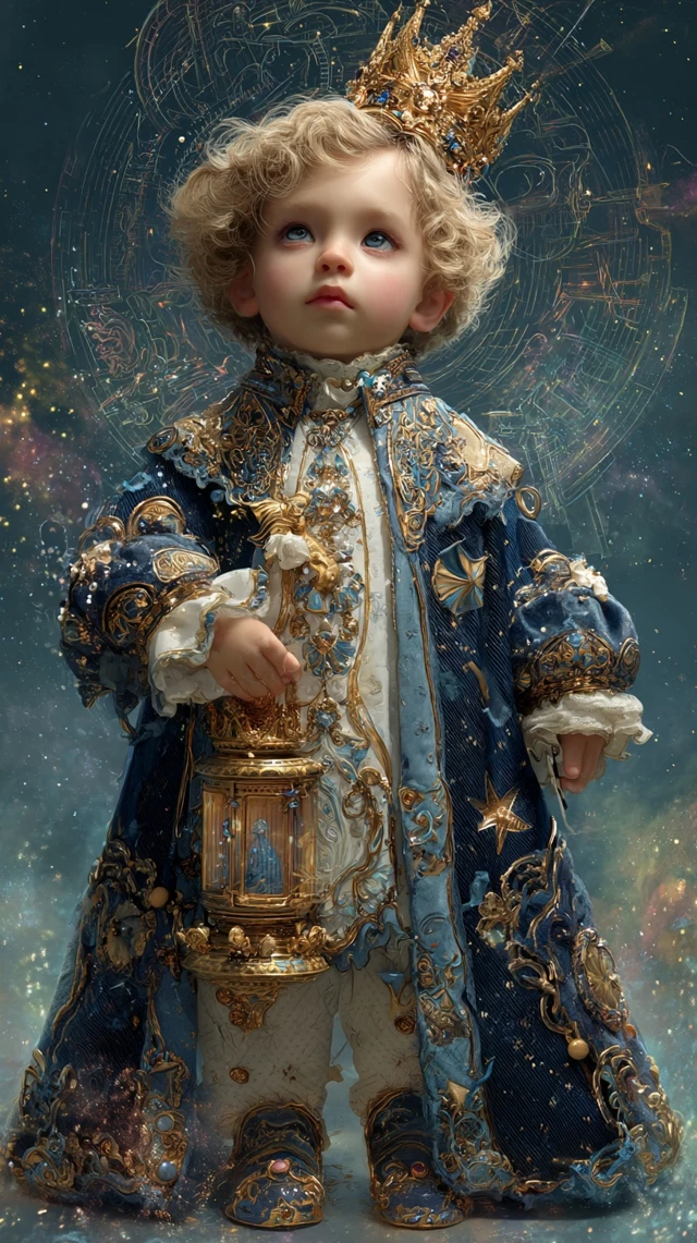 Dream Explorer Prince Adorable Baby Fantasy Art