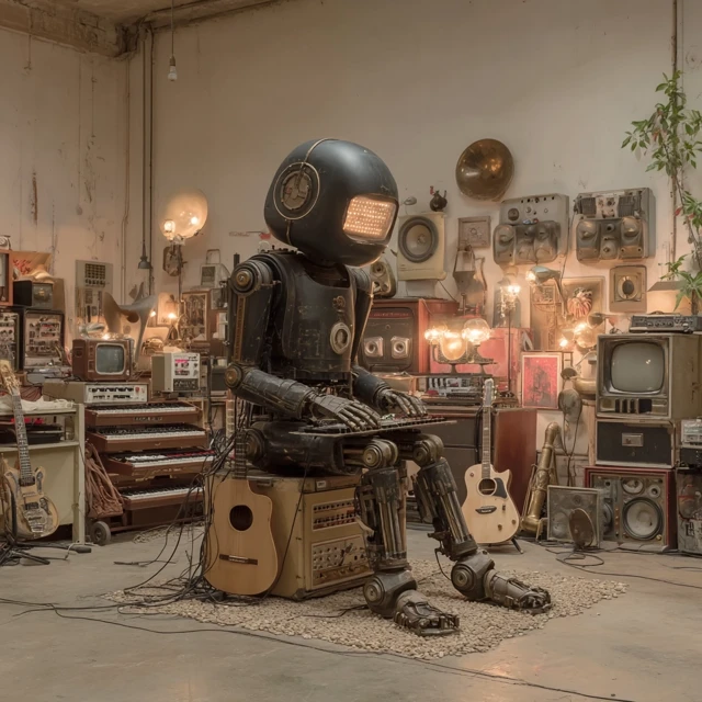 Robot Sound Engineer Foley Studio