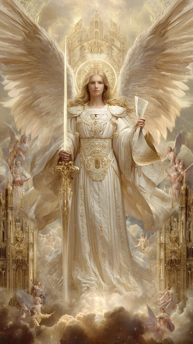 Celestial Angel at Heavens Gate - Divine Glory