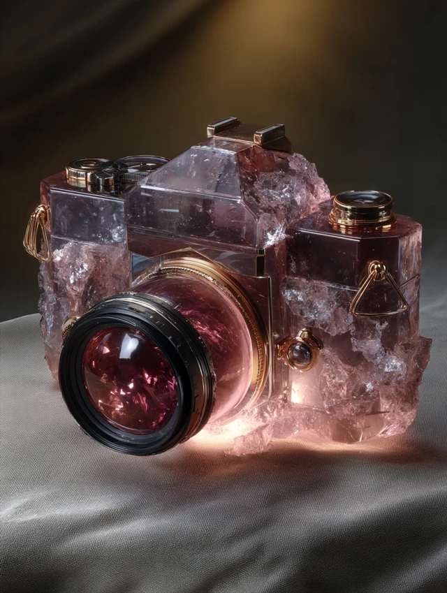 Smoky Quartz Camera Fantasy Gemstone Art