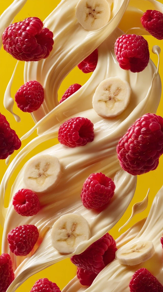 Banana Raspberry Tornado Ad