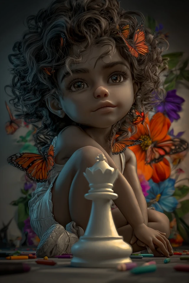 Childs Imagination Art Colorful Illustration