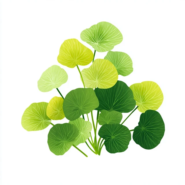 Centella Plant Vector Illustration Design