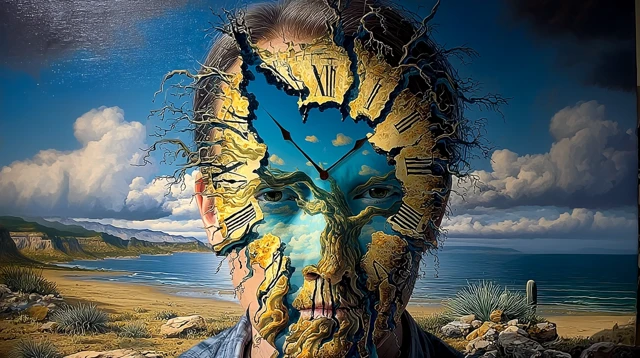 Surreal Dreamscape Art Time and Nature