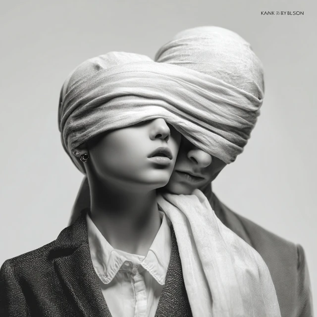 Love Is Blind Emotional Photography Concept