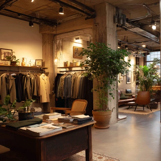 Vintage Clothing Store Interior Design Inspiration