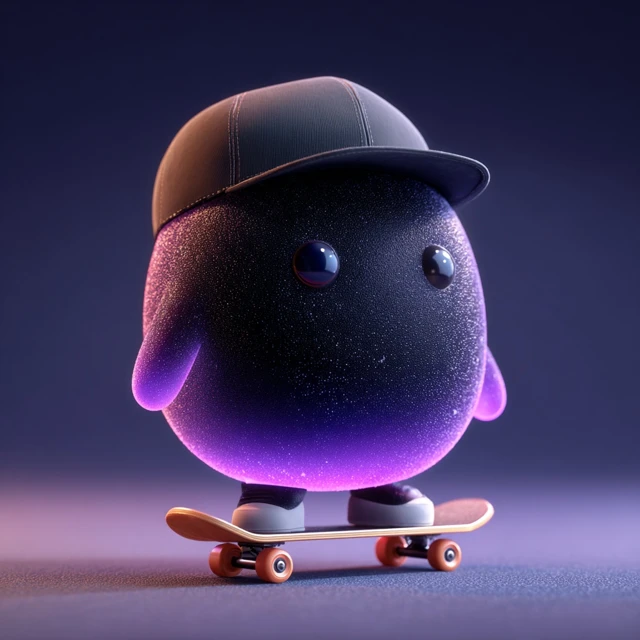 Cool Skateboarder 3D Character Design