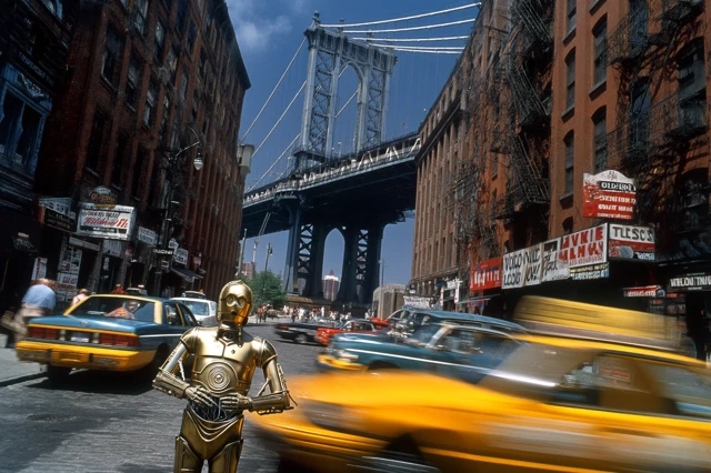 C3PO in New York City Photograph Rodney Smith