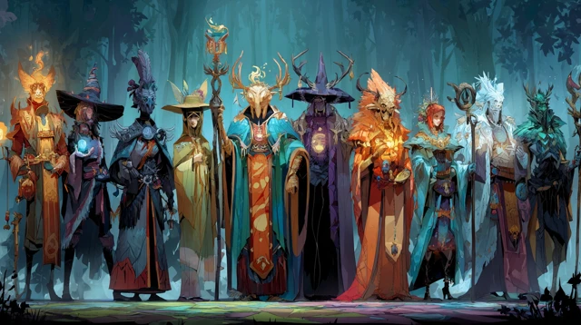 Archetypal Characters Fantasy Art