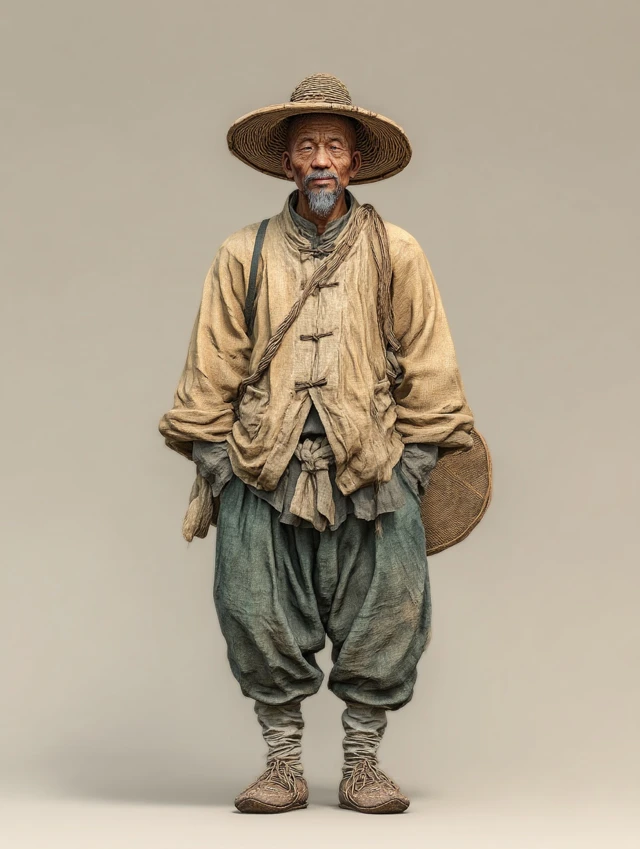 Song Dynasty Chinese Farmer Historical Realism