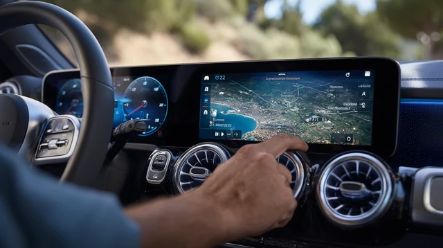 MercedesBenz EQB 260 Interior MBUX Smart System Navigation
