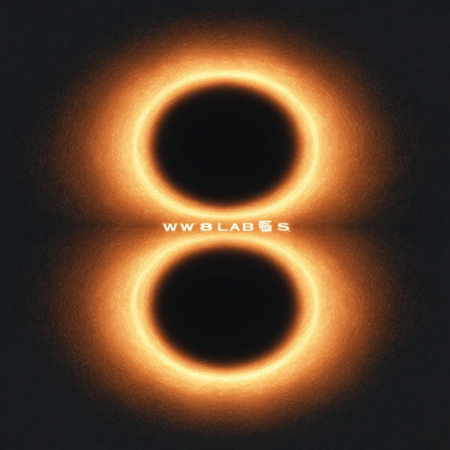 Cosmic Black Hole Infinity WW8LABS Logo Design