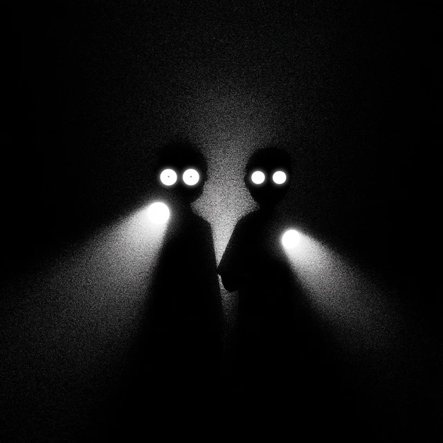 Anime Silhouettes in Darkness