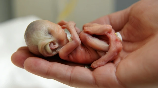 Newborn Baby Birth Process Photography
