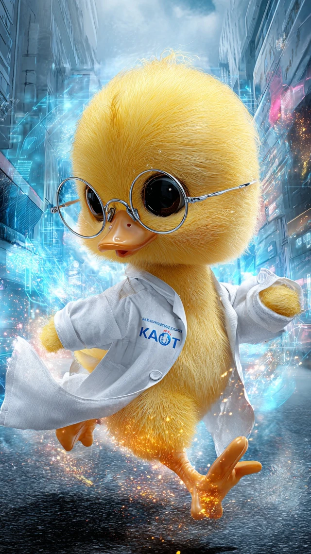 Smart Baby Duckling in Glasses KAIST