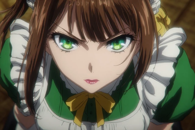 Anime Maid Fighter Action Shot