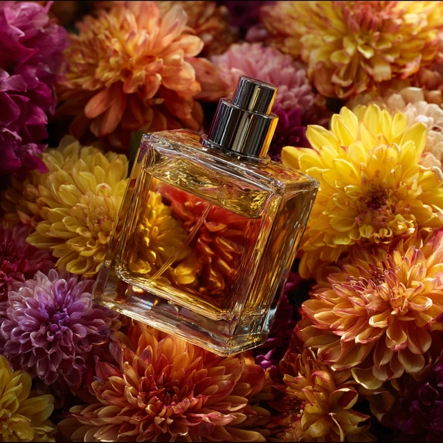 Perfume in Flowers Floral Fragrance Advertisement
