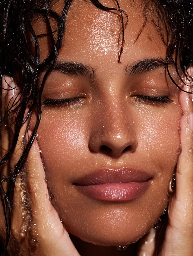 Glowing Skin Skincare Beauty Photography Model