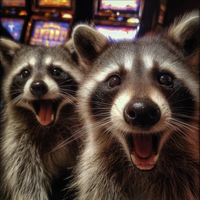 Raccoons Casino Fun Excitement Slot Machines