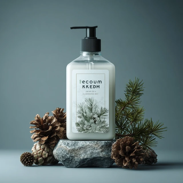 EcoKEDRUM Liquid Gel Bottle with Ecology Elements