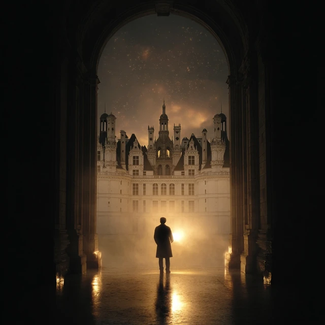 Mysterious Man in Chamber Fantasy Adventure