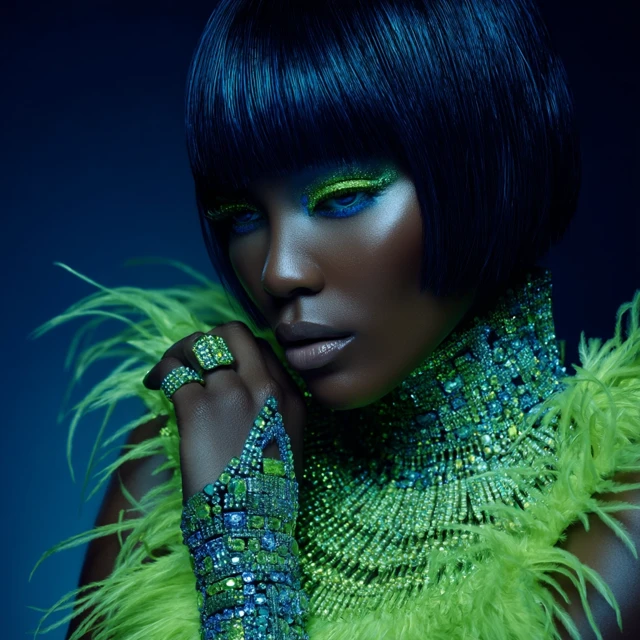 D Squared Couture 2050 Futuristic Fashion Model