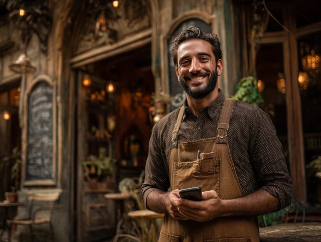 Brazilian Coffee Shop Owner Welcomes You