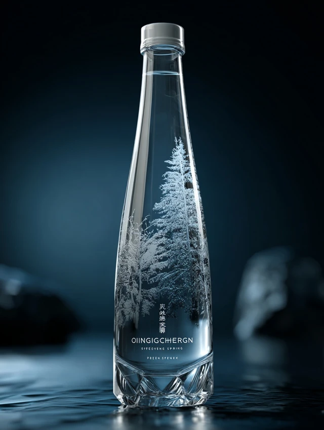 Qingcheng Mineral Water Bottle Minimalist Design Luxury