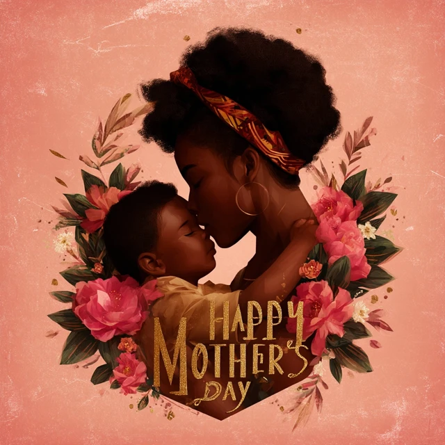 Happy Mothers Day Illustration
