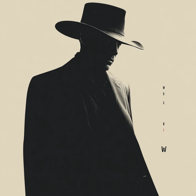 Westworld Man in Black Minimalist Poster