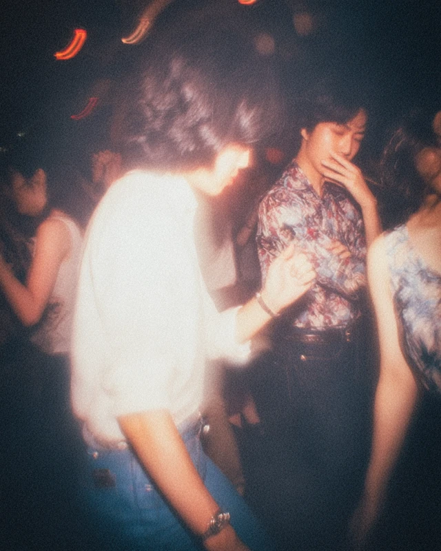 1978 Japanese Disco Scene Focus Blur